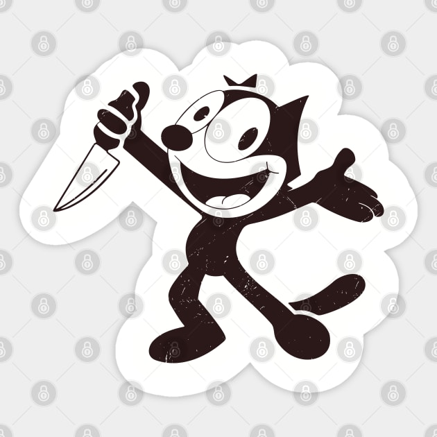 felix the cat Sticker by small alley co